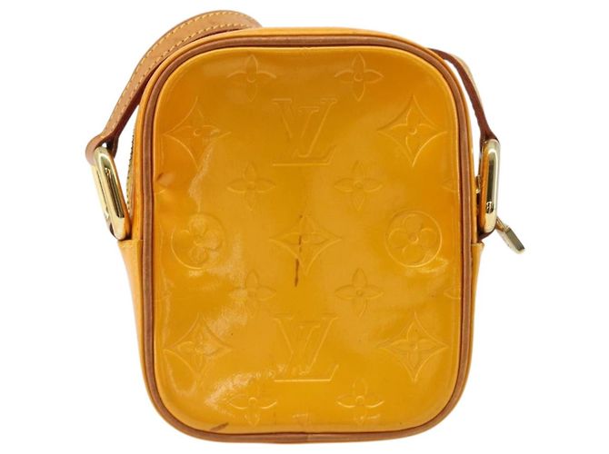 LOUIS VUITTON Sac à bandoulière Monogram Vernis Christie PM Jaune M91110 Auth 185531 - vue 2