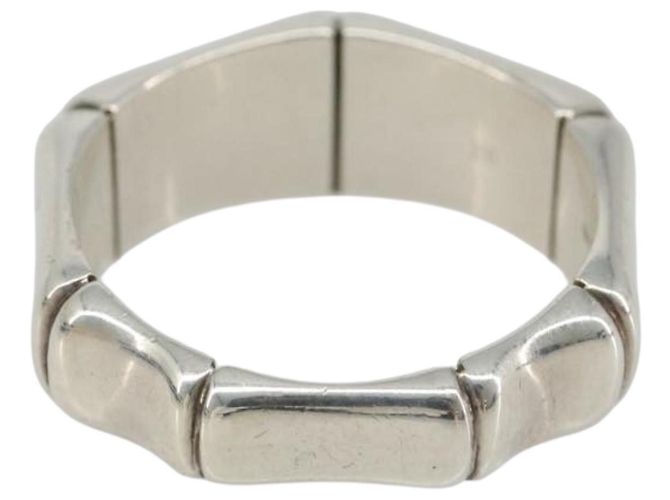 GUCCI Bamboo Ring Ag925 Silber Authentisch SW2377V - Ansicht 3