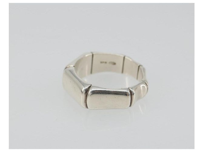 GUCCI Bamboo Ring Ag925 Silber Authentisch SW2377V - Ansicht 4