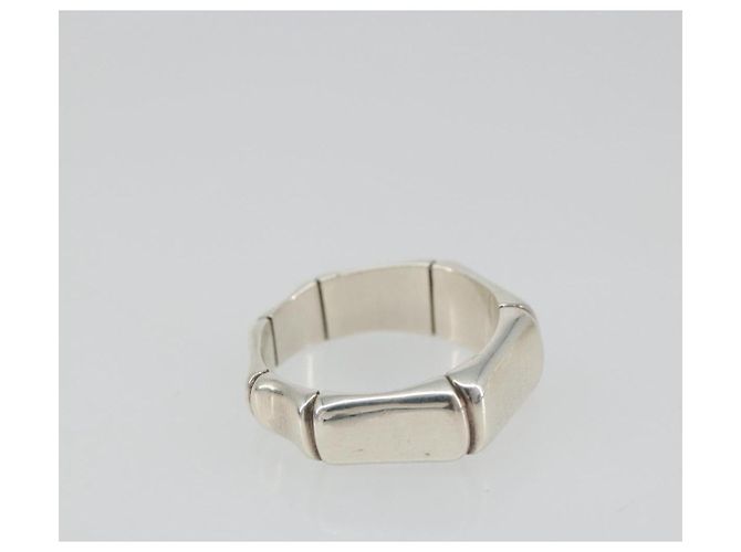 GUCCI Bamboo Ring Ag925 Silber Authentisch SW2377V - Ansicht 5