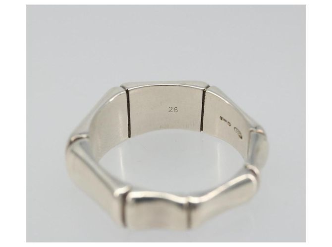 GUCCI Bamboo Ring Ag925 Silber Authentisch SW2377V - Ansicht 6
