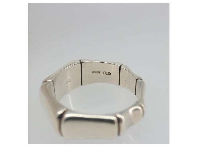 GUCCI Bamboo Ring Ag925 Silber Authentisch SW2377V - Ansicht 7