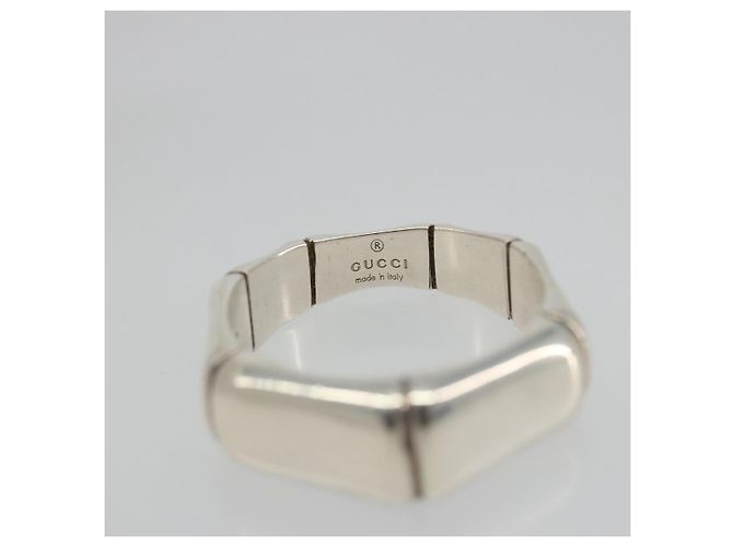GUCCI Bamboo Ring Ag925 Silber Authentisch SW2377V - Ansicht 8
