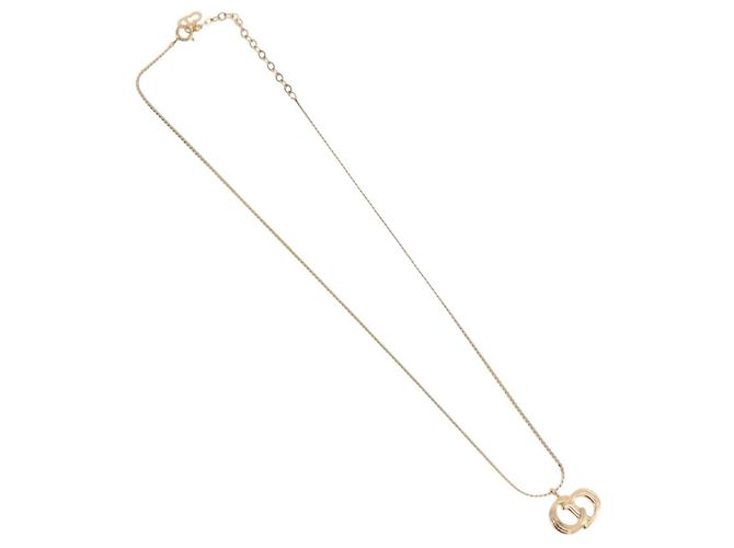 Collana Christian Dior in metallo Oro Autentica SW2437 D'oro - vista 2