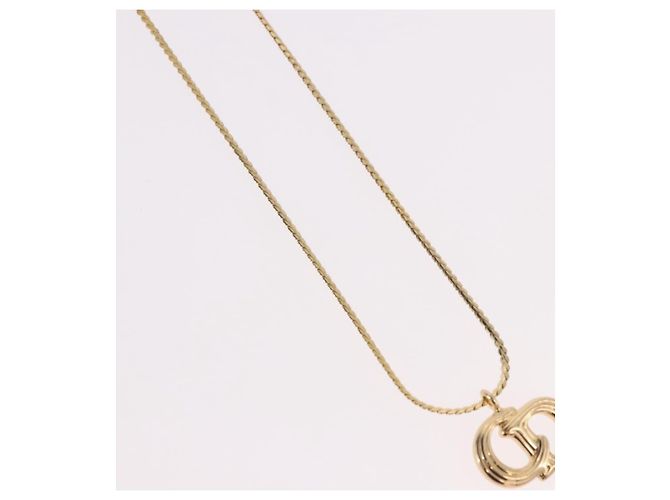 Collana Christian Dior in metallo Oro Autentica SW2437 D'oro - vista 4