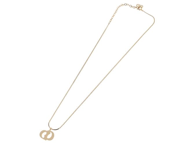 Collana Christian Dior in metallo Oro Autentica SW2437 D'oro - vista 8