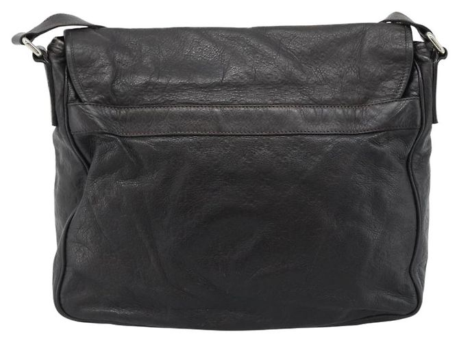 Borsa a tracolla GUCCI GG Canvas Guccissima Pelle Nera e Oro 223665 Auth ka4832 Nero D'oro - vista 2