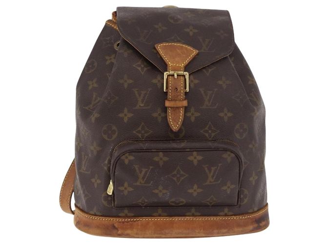 Rucksack LOUIS VUITTON Monogram Montsouris MM M51136 LV Auth 184620 Monogramm - Ansicht 13