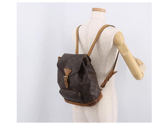 Rucksack LOUIS VUITTON Monogram Montsouris MM M51136 LV Auth 184620 Monogramm - Ansicht 28