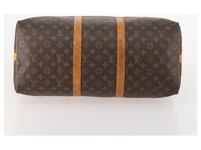 LOUIS VUITTON Monogram Keepall Bandouliere 50 Borsa Boston M41416 LV Auth bs35315 Monogramma - vista 5