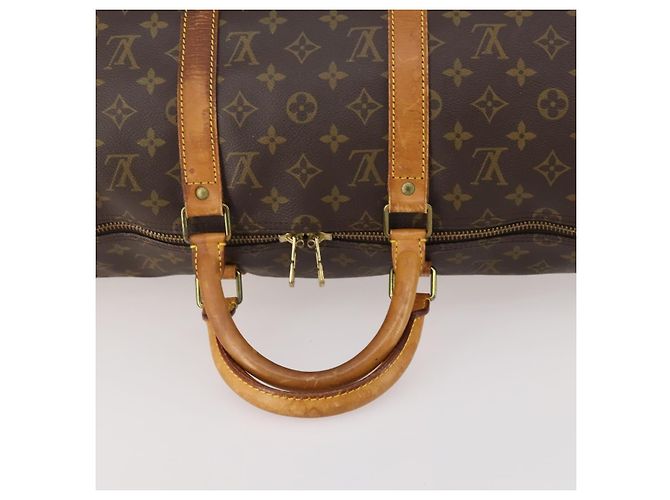 LOUIS VUITTON Monogram Keepall Bandouliere 50 Borsa Boston M41416 LV Auth bs35315 Monogramma - vista 7