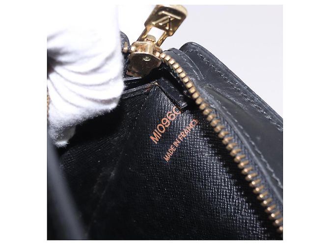 LOUIS VUITTON Epi Angian Shoulder Bag 2way Black M52112 LV Auth hk3850 Nero - vista 12
