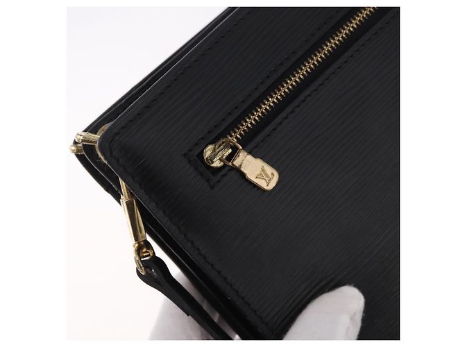 LOUIS VUITTON Epi Angian Shoulder Bag 2way Black M52112 LV Auth hk3850 Nero - vista 18