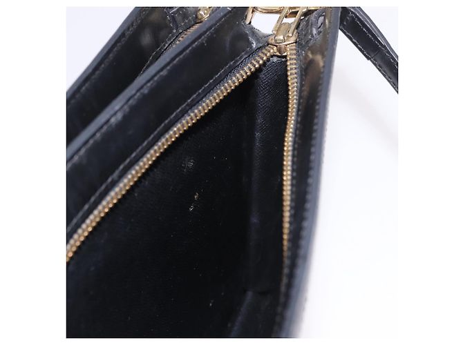 LOUIS VUITTON Epi Angian Shoulder Bag 2way Black M52112 LV Auth hk3850 Nero - vista 23