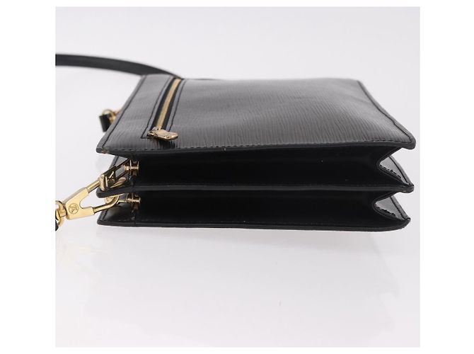 LOUIS VUITTON Epi Angian Shoulder Bag 2way Black M52112 LV Auth hk3850 Nero - vista 4