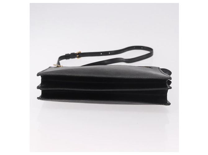 LOUIS VUITTON Epi Angian Shoulder Bag 2way Black M52112 LV Auth hk3850 Nero - vista 5
