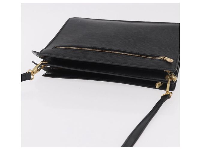 LOUIS VUITTON Epi Angian Shoulder Bag 2way Black M52112 LV Auth hk3850 Nero - vista 6