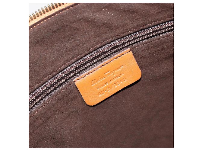 Borsa a tracolla Salvatore Ferragamo in pelle marrone Auth 186806A - vista 11