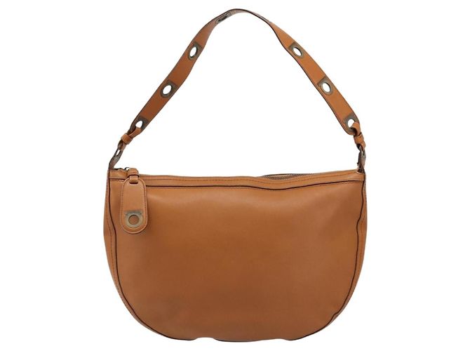 Borsa a tracolla Salvatore Ferragamo in pelle marrone Auth 186806A - vista 13