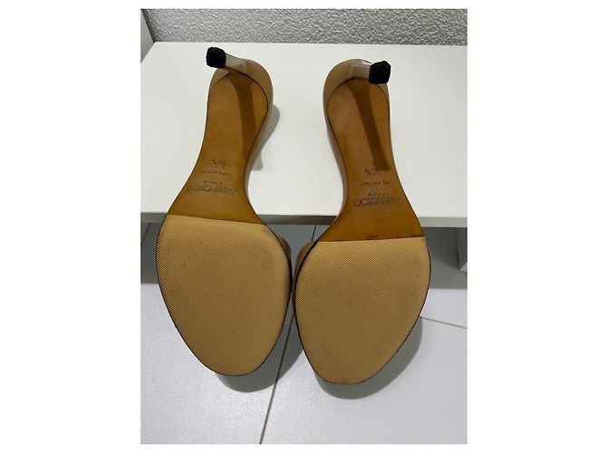 Mules Jimmy Choo Stacey in pelle beige - vista 10
