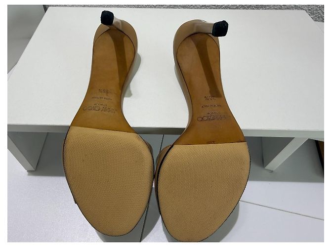 Mules Jimmy Choo Stacey in pelle beige - vista 9