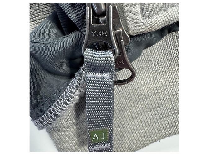 Armani Jeans Bomberjacke mit Kapuze - Grau - Ansicht 10