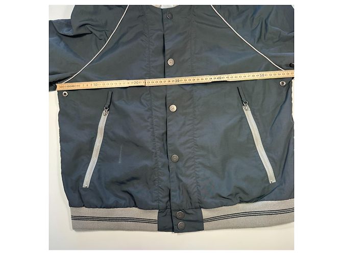Armani Jeans Bomberjacke mit Kapuze - Grau - Ansicht 11