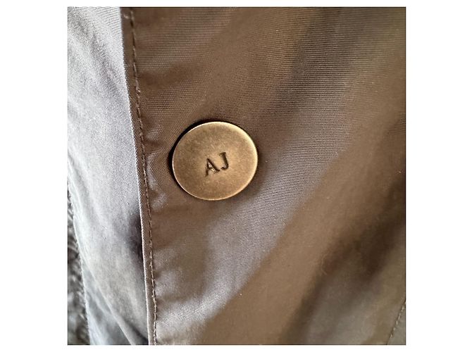 Armani Jeans Bomberjacke mit Kapuze - Grau - Ansicht 3