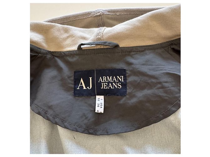 Armani Jeans Bomberjacke mit Kapuze - Grau - Ansicht 5