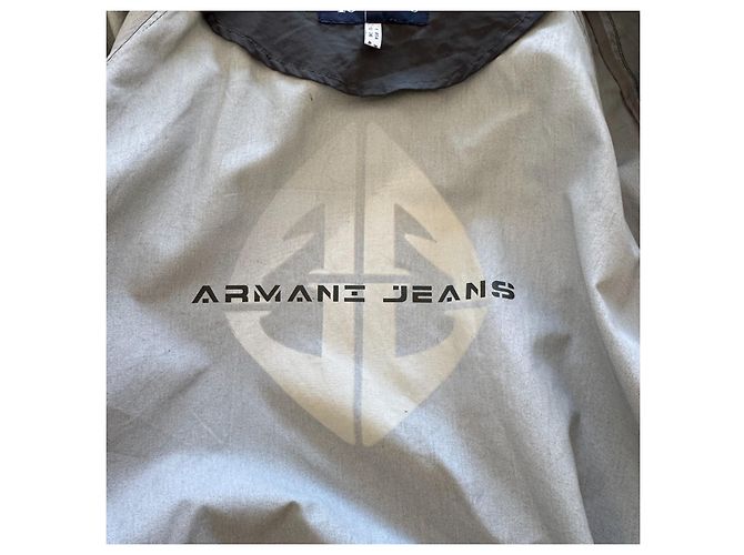 Armani Jeans Bomberjacke mit Kapuze - Grau - Ansicht 6