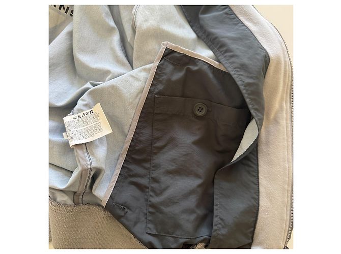 Armani Jeans Bomberjacke mit Kapuze - Grau - Ansicht 9