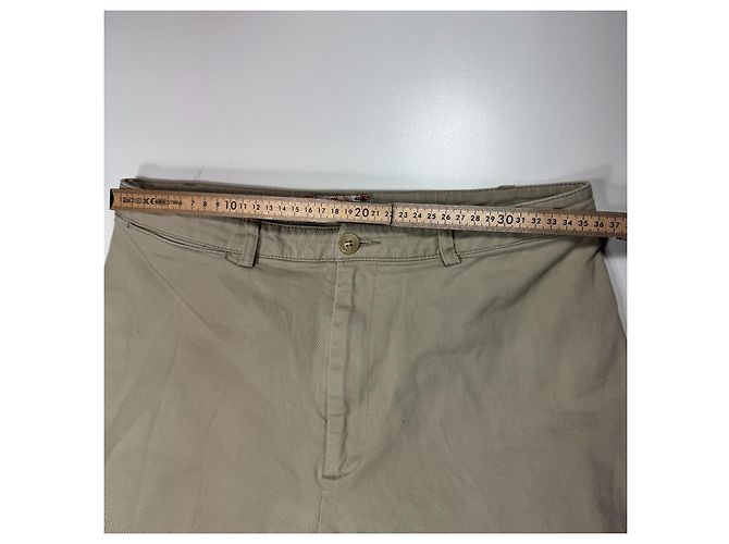 Thomas Burberry Chinos in cotone beige - vista 5