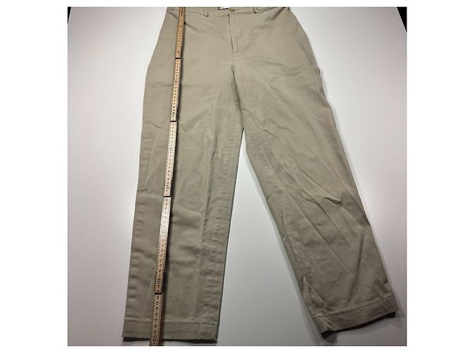 Thomas Burberry Chinos in cotone beige - vista 6