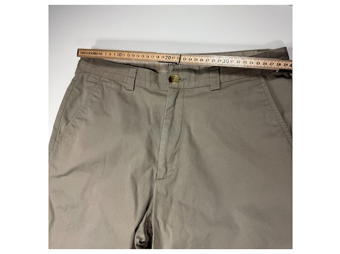 Thomas Burberry Baumwoll-Chinos in Beige - Ansicht 4