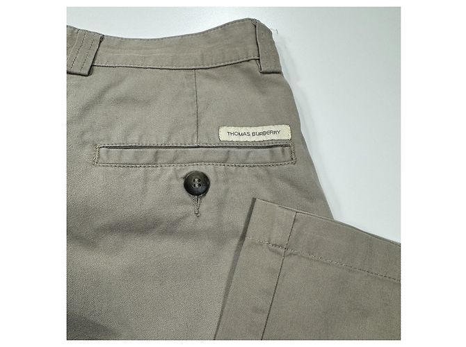 Thomas Burberry Baumwoll-Chinos in Beige - Ansicht 8
