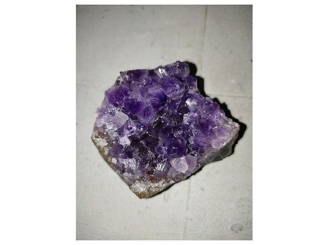 Autre Marque Geode di Ametista grezza Marrone Grigio Porpora - vista 3