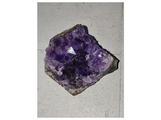 Autre Marque Geode di Ametista grezza Marrone Grigio Porpora - vista 7