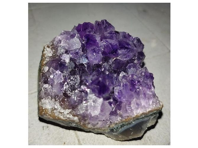 Autre Marque Geode di Ametista grezza Marrone Grigio Porpora - vista 8