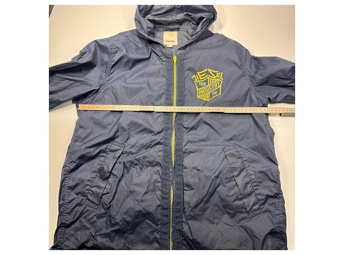 Giacca a vento Diesel Industry blu navy - vista 5