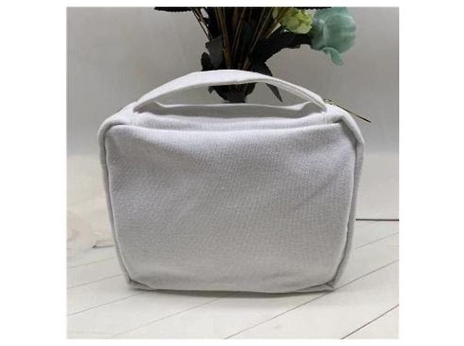 Autre Marque Beauty case Clarins con stampa floreale Rosa Bianco Giallo Verde chiaro - vista 7