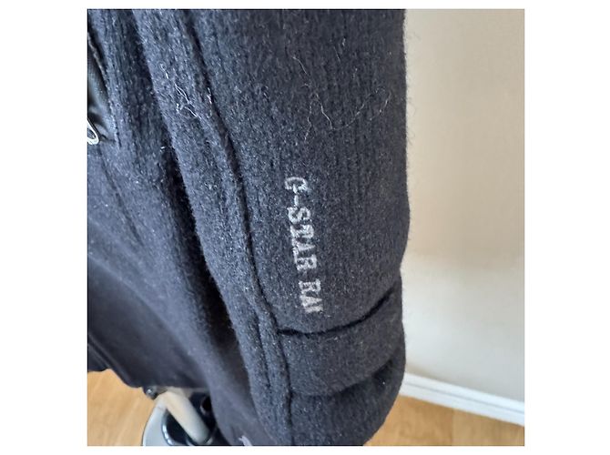Autre Marque G-Star Raw Men's Black Wool Blend Coat - view 2