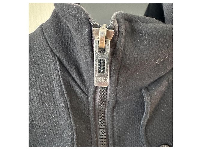 Autre Marque G-Star Raw Men's Black Wool Blend Coat - view 3