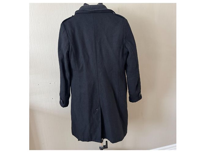 Autre Marque G-Star Raw Men's Black Wool Blend Coat - view 5