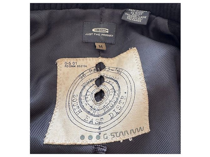 Autre Marque G-Star Raw Men's Black Wool Blend Coat - view 8