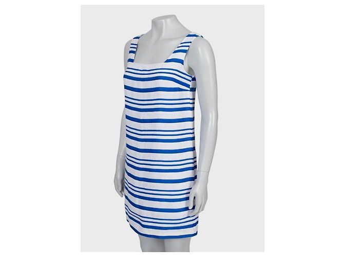 Dolce & Gabbana Chic Gestreiftes A-Linien Mini Kleid NWOT Größe XS gebraucht - Ansicht 2