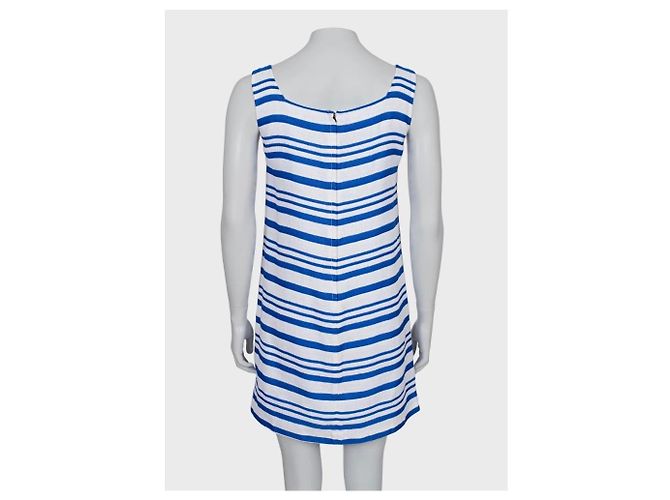 Dolce & Gabbana Chic Gestreiftes A-Linien Mini Kleid NWOT Größe XS gebraucht - Ansicht 3