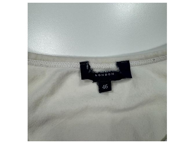 Burberry Tanktop mit rotem Karomuster Weiß - Ansicht 3