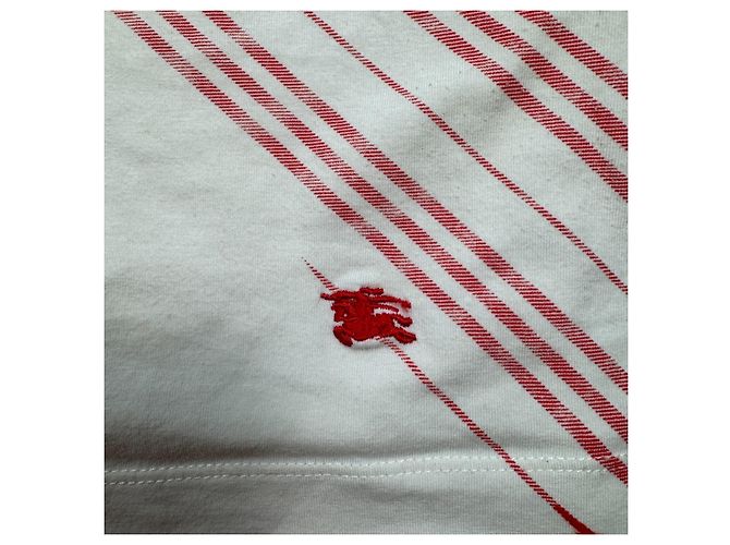 Burberry Tanktop mit rotem Karomuster Weiß - Ansicht 4