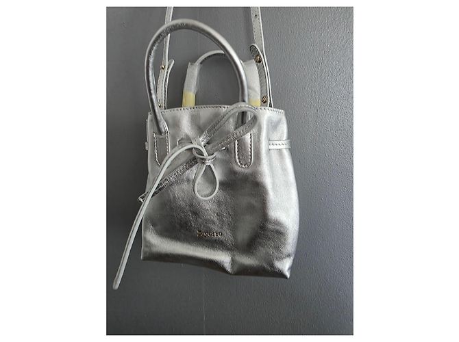 Repetto Borsa Arabesque GM Pelle Argentata Argento - vista 11