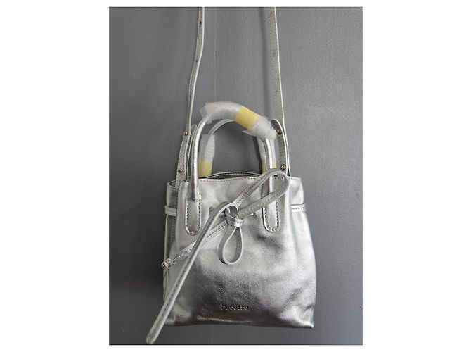 Repetto Borsa Arabesque GM Pelle Argentata Argento - vista 14